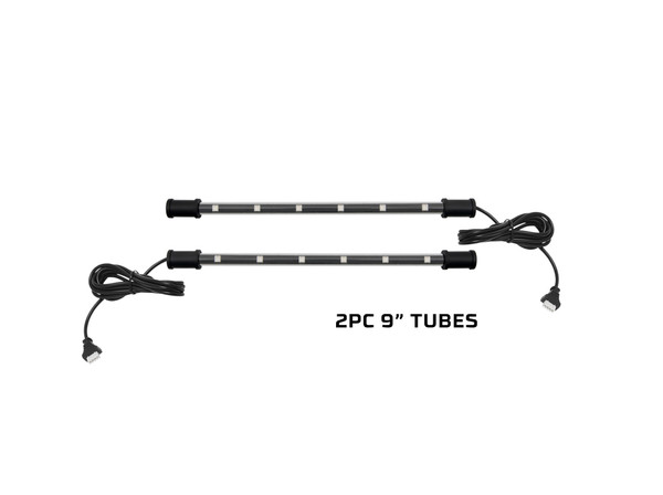 2pc 9" 7 Color Expandable Tubes