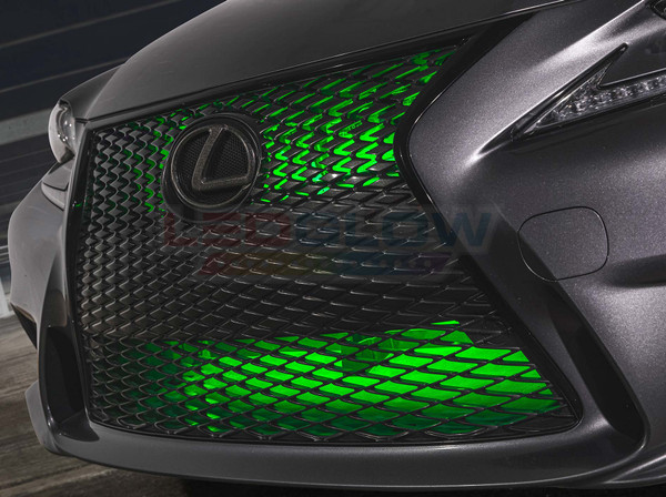 24" Green SMD LED Add-On Grille Light Installed