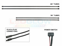 Slimline Underbody Tubes, Plug & Play Connectors & Power Switch