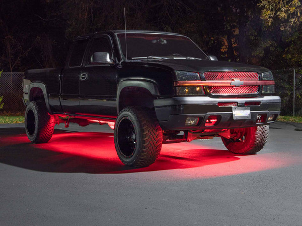 Red SMD LED Slimline Truck Underbody Lighting Kit