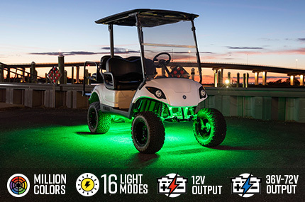 Million Color Expandable LED Golf Cart Underbody Lighting Kit