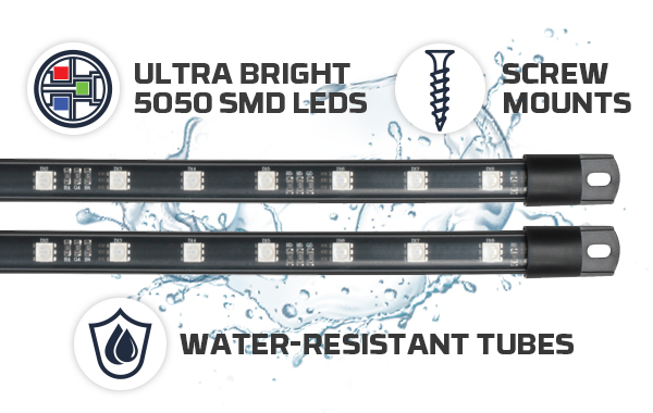 Golf Cart Lighting Tube Profile