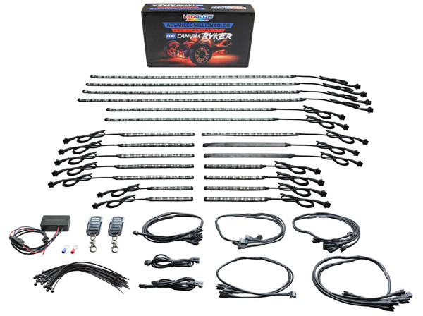 Advanced Million Color LED Lighting Kit for Can-Am Ryker Unboxed
