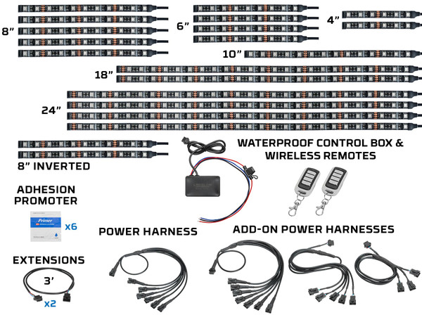 Advanced Million Color LED Lighting Kit for Can-Am Ryker