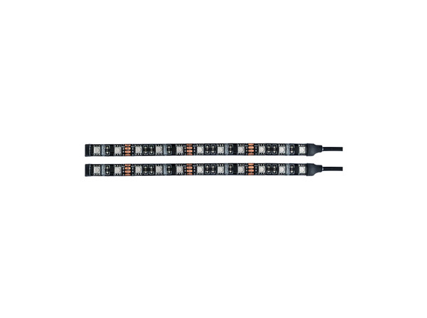 2pc 8" Inverted Advanced Million Color Motorcycle Add-On Lighting Kit