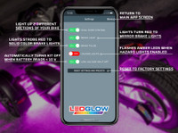 LEDGlow Motorcycle Control App Settings