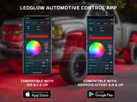 LEDGlow Automotive Control App Compatibility with iOS 9.1 & Up and Android KitKat 4.4 & Up