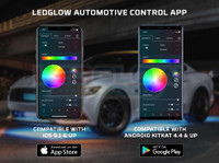 LEDGlow Automotive Control App Compatibility with iOS 9.1 & Up and Android KitKat 4.4 & Up