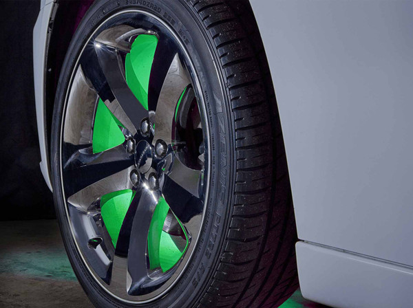 Green LED Fender Well Lights