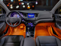 4pc Orange LED Car Interior Lights