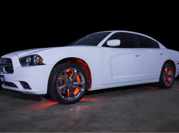 Orange Wheel Well Fender Lighting Kit