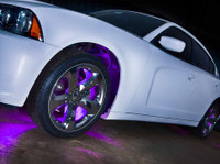 Purple Wheel Well Lighting Kit