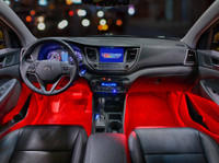 4pc Red LED Car Interior Lights