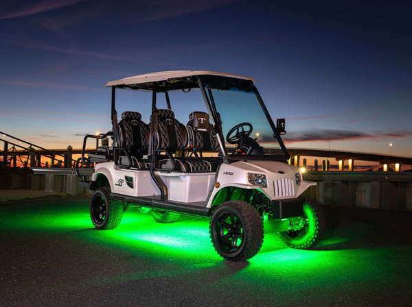 Million Color Expandable LED 6 Seater Golf Cart Underbody Lighting Kit