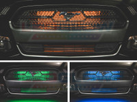 Grille Tube Installed to Ford Mustang