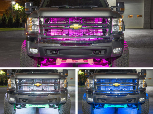 Grille Tube Installed to Chevrolet Silverado Truck