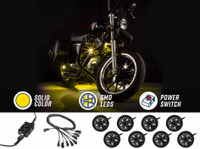 Yellow Motorcycle Pod Lighting Kit
