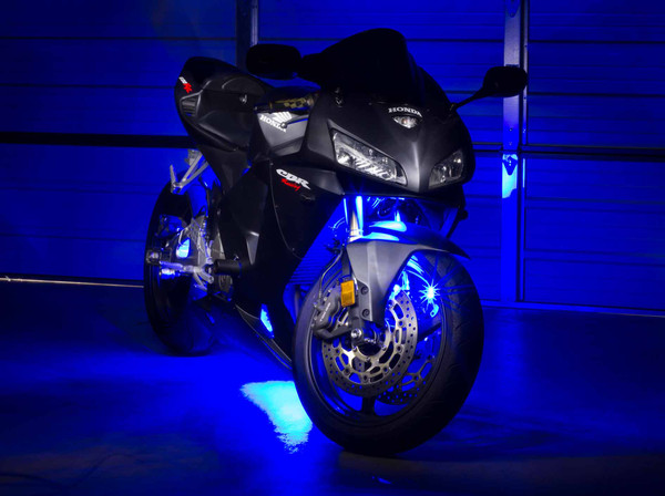 Advanced Blue Mini Motorcycle Lighting Kit