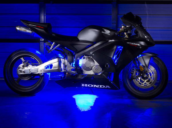 Advanced Blue Mini Motorcycle Lighting
