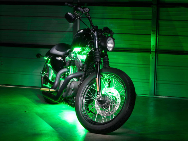 Advanced Green Motorcycle Lights