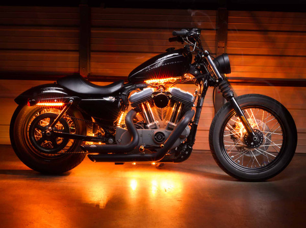 Advanced Orange Motorcycle Lights