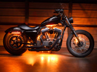 Advanced Orange Motorcycle Lights