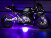 Advanced Purple Motorcycle Lights