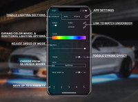 LEDGlow Automotive Control App Features