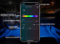 LEDGlow Automotive Control App Settings
