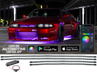 Bluetooth Flexible Million Color LED Car Underbody Lighting Kit with Smartphone Control