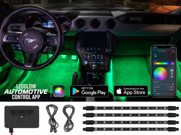 Million Color SMD LED Interior Lighting Kit with Smartphone Control