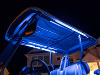 4pc Canopy & Interior Add-On Lighting Kit for Bluetooth Million Color Expandable LED Golf Cart Kits