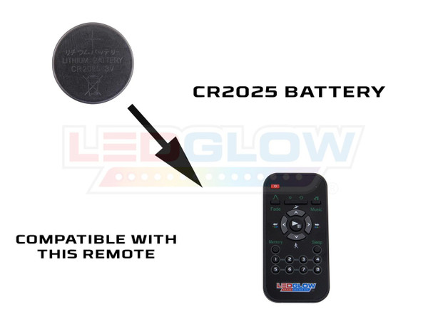 LEDGlow Replacement 2025 Battery / Remotes