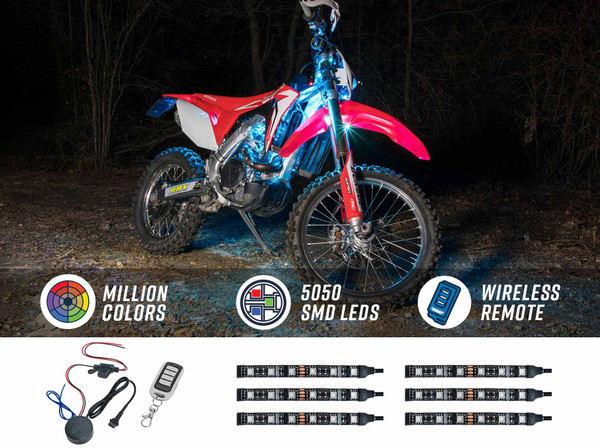 Advanced Million Color Mini SMD LED Dirt Bike Lighting Kit 