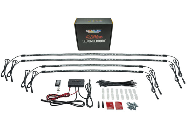 Million Color LED Flexible Slimline Car Underbody Lighting Kit Unboxed