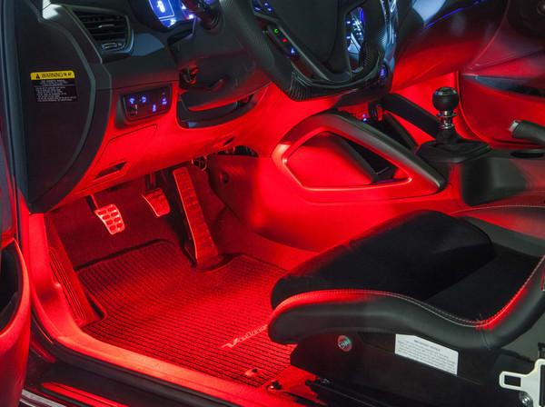 Flexible LED Million Color Interior Lights Installed