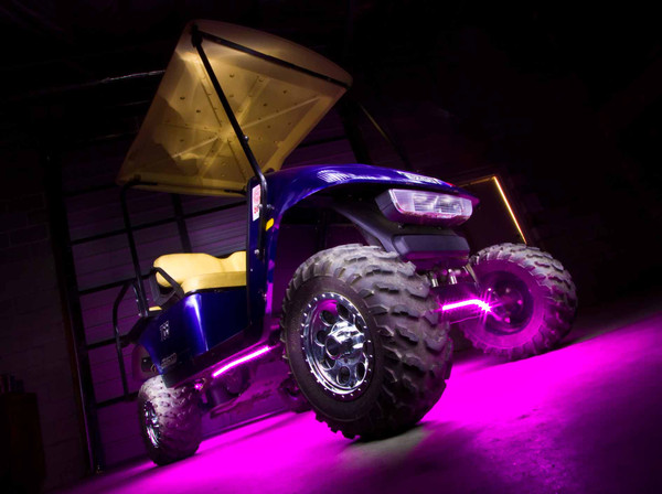 Pink LED Golf Cart Lights