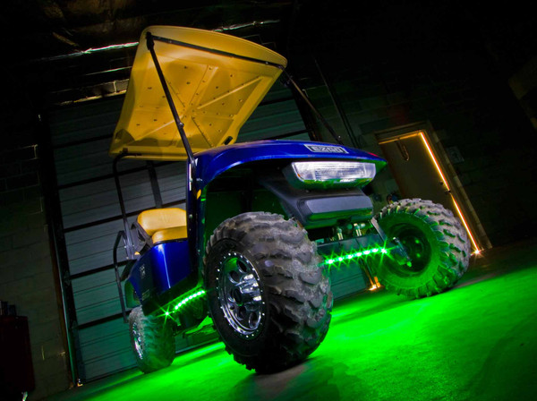 Green LED Golf Cart Lights