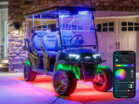 Bluetooth Million Color LED 6-Seater Golf Cart Underbody Lighting Kit with Smartphone Control