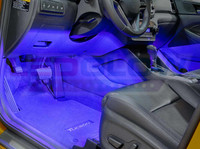 4pc Blue LED Car Interior Lights