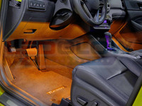 4pc Orange LED Car Interior Lights