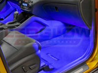 4pc Blue LED Car Interior Lights