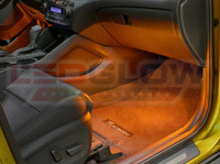 4pc Orange LED Car Interior Lights