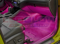 4pc Pink LED Car Interior Lights