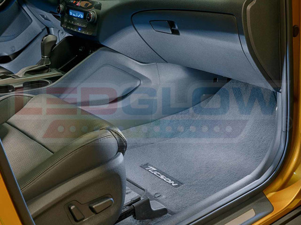 4pc White LED Car Interior Lights