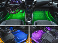 2pc 7 Color Interior LED Lights