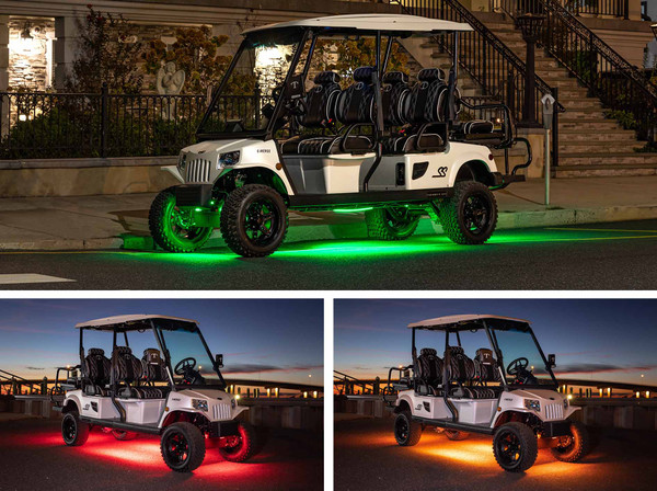 Million Color LED Limo Golf Cart Underbody Lighting Kit 