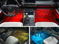 4pc. Expandable 7 Color SMD LED Interior Lights Kit