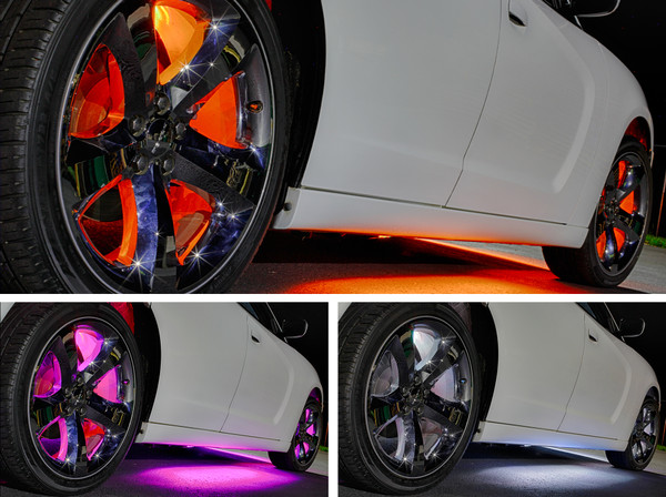 4pc Million Color SMD Wheel Well Lights