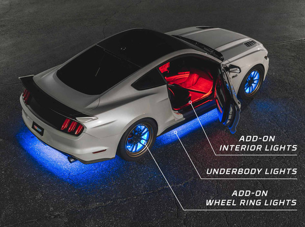 Bluetooth Million Color SMD LED Underglow Light Kit Add-On Options